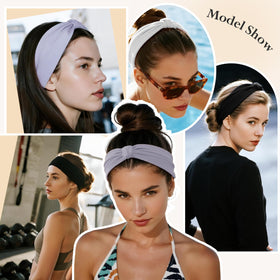 HSEM headband used during face-washing routine showing convenience and absorbency