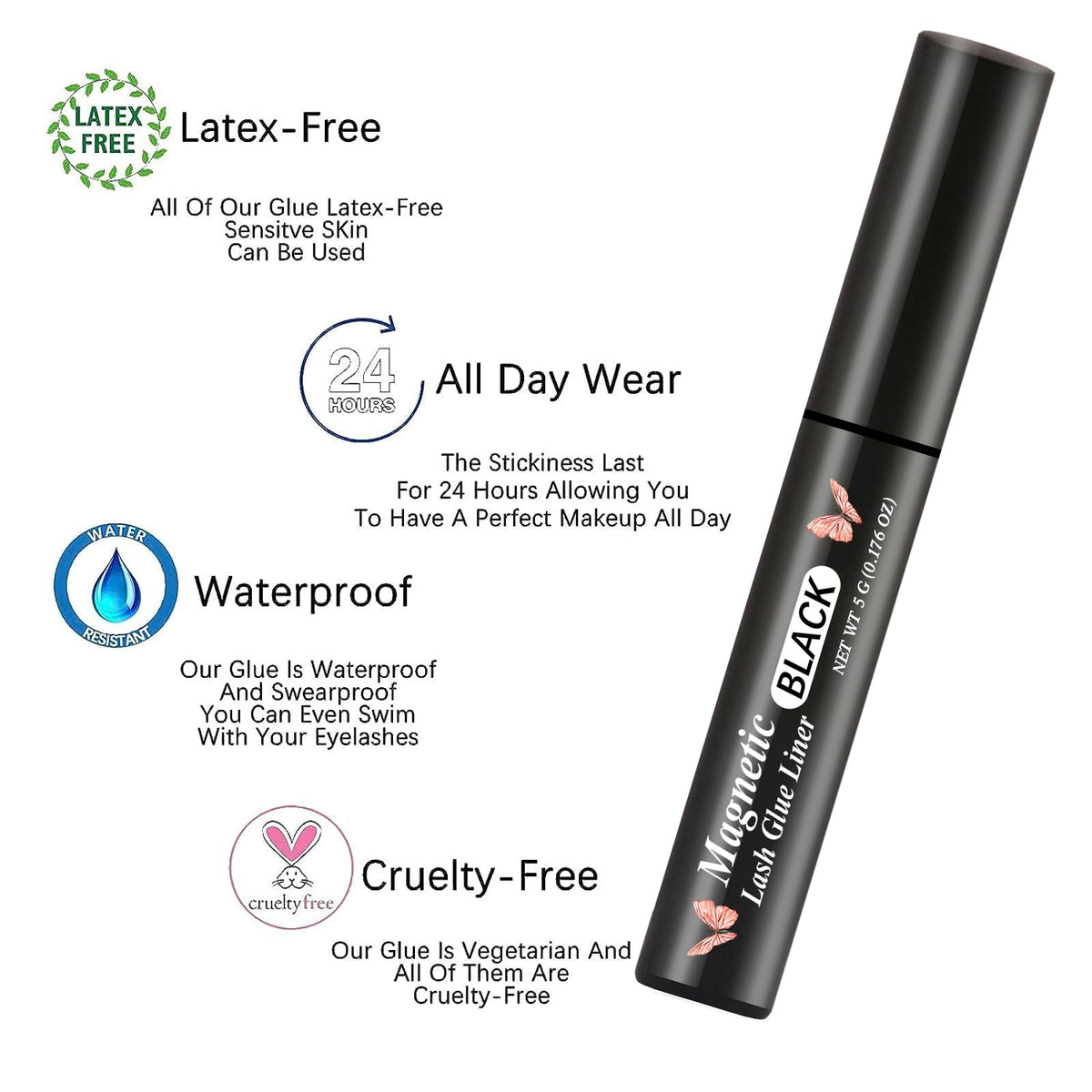 HSKIE applying liner to upper eyelid demonstrating fast, beginner-friendly application