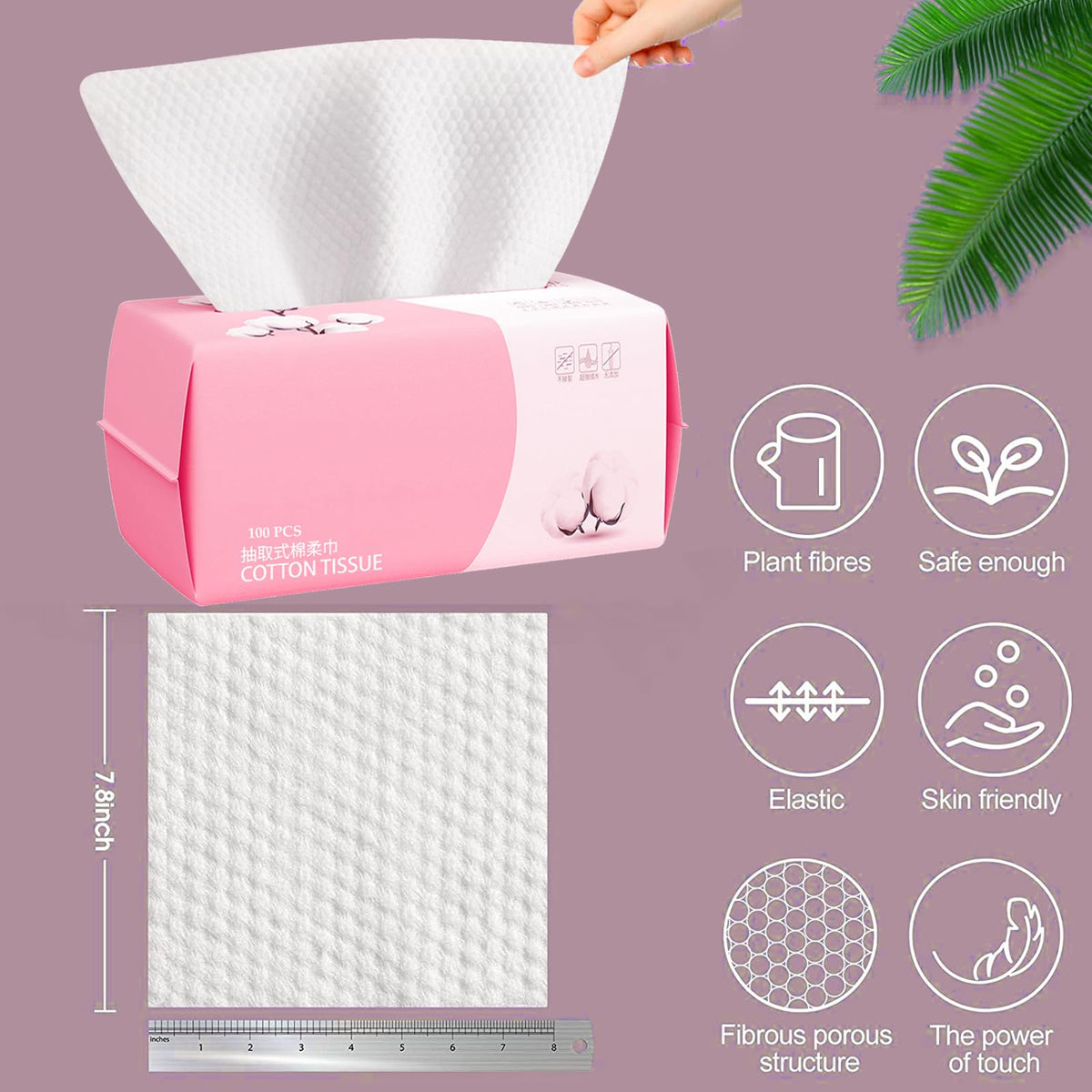 Hsxfl towel used for baby care highlighting gentle, irritant-free use
