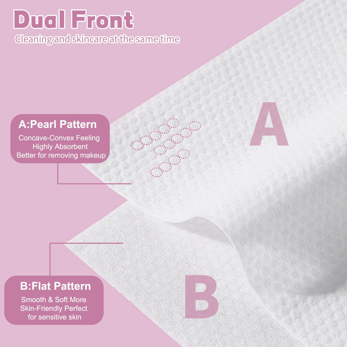 Hsxfl close-up of cotton texture showing soft, non-abrasive surface