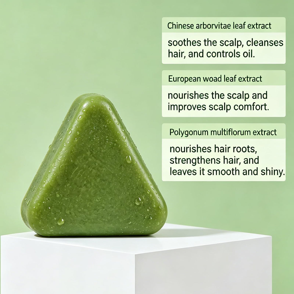 Htcpuo ingredient label with rosemary and aloe for nourishing care
