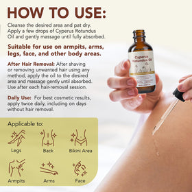 HuaangMaox applied to legs demonstrating smoothness and reduced irritation