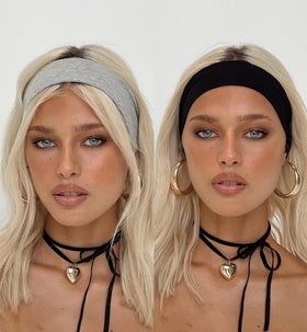 Huachi headband in gym setting illustrating non-slip support during workouts