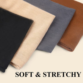 Huachi flat-lay showing headband size and tapered shape for adjustable styling