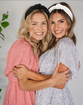 Huachi flat lay of black white and leopard headbands set for versatile wardrobe pairing