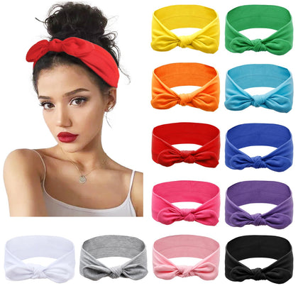 Huachi front packaging showing 12 color headbands and variety benefit
