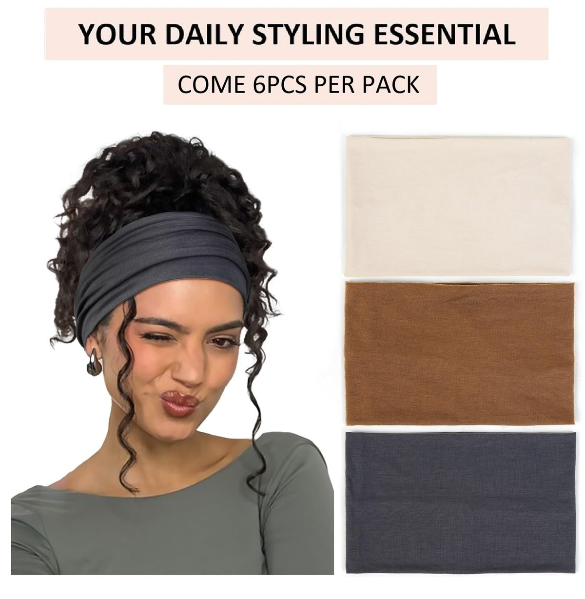 Huachi folded styling demonstrating versatile layered look and comfort