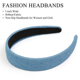 Huachi headband worn by model in ponytail demonstrating comfortable, stylish hold