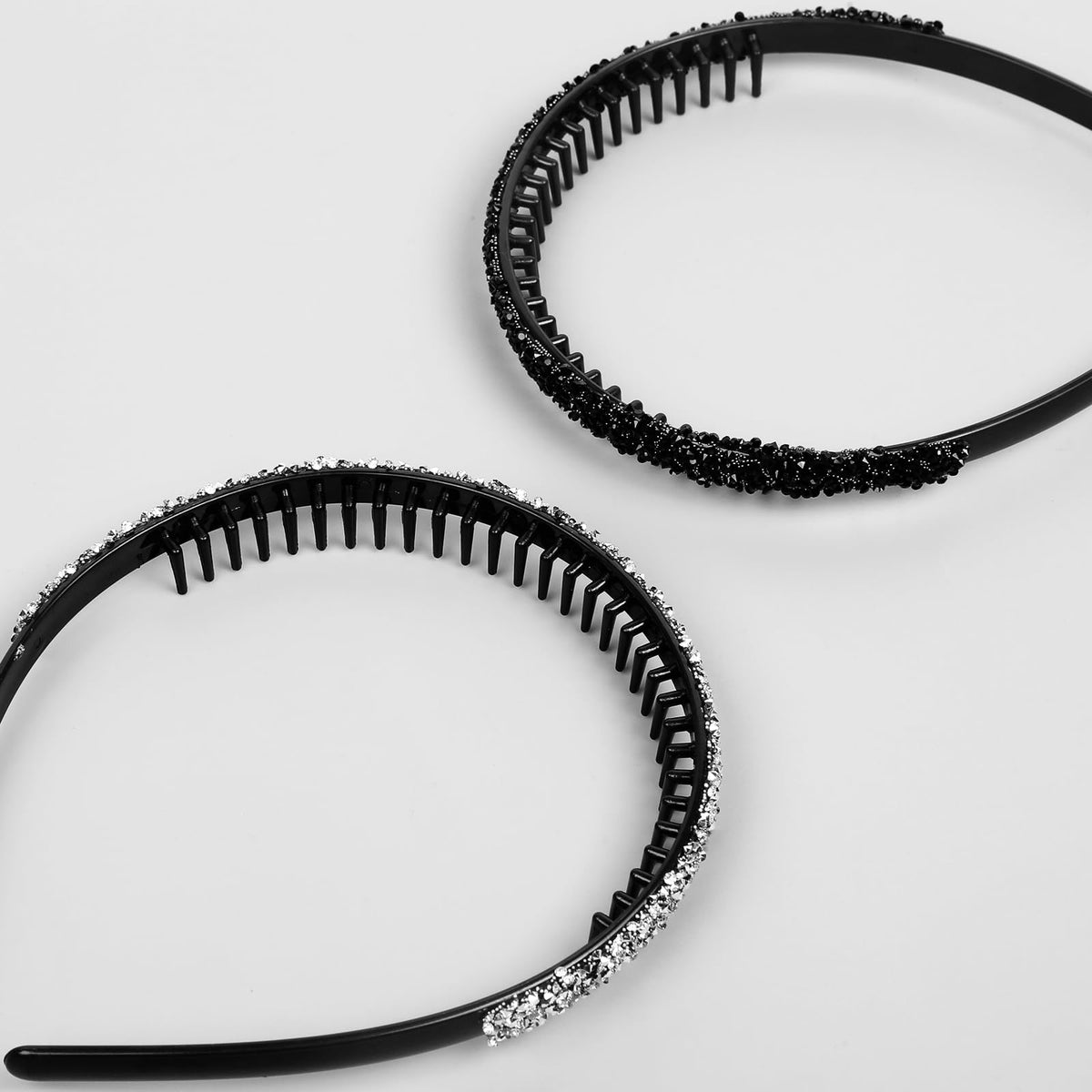 Huachi headband with formal updo showcasing event-ready sparkle