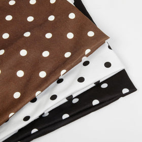 Huachi headband worn full-width on model showing vintage style benefit