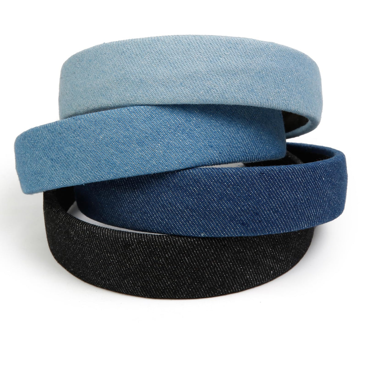 Huachi four headbands flat-lay showing color options for mix-and-match outfits