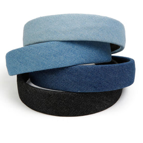 Huachi four headbands flat-lay showing color options for mix-and-match outfits