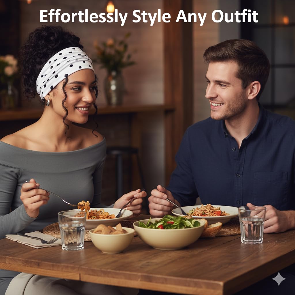 Huachi headband styled at beach showing travel-ready fashion benefit