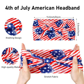 Huachi display of four different red white and blue patterns for outfit matching