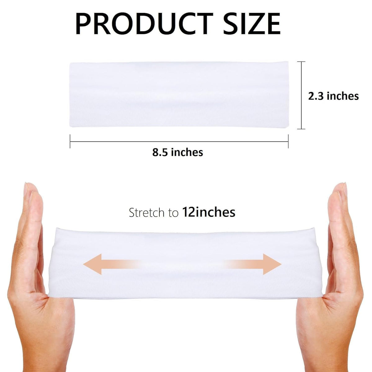 Huachi single band flat laid showing elastic width and neat finish