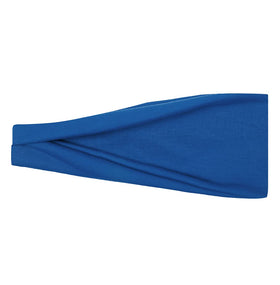 Huachi headband beside ruler illustrating size and one-size-fits-most fit