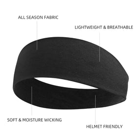 Huachi headband beside ruler showing 2.3-inch width for size reference