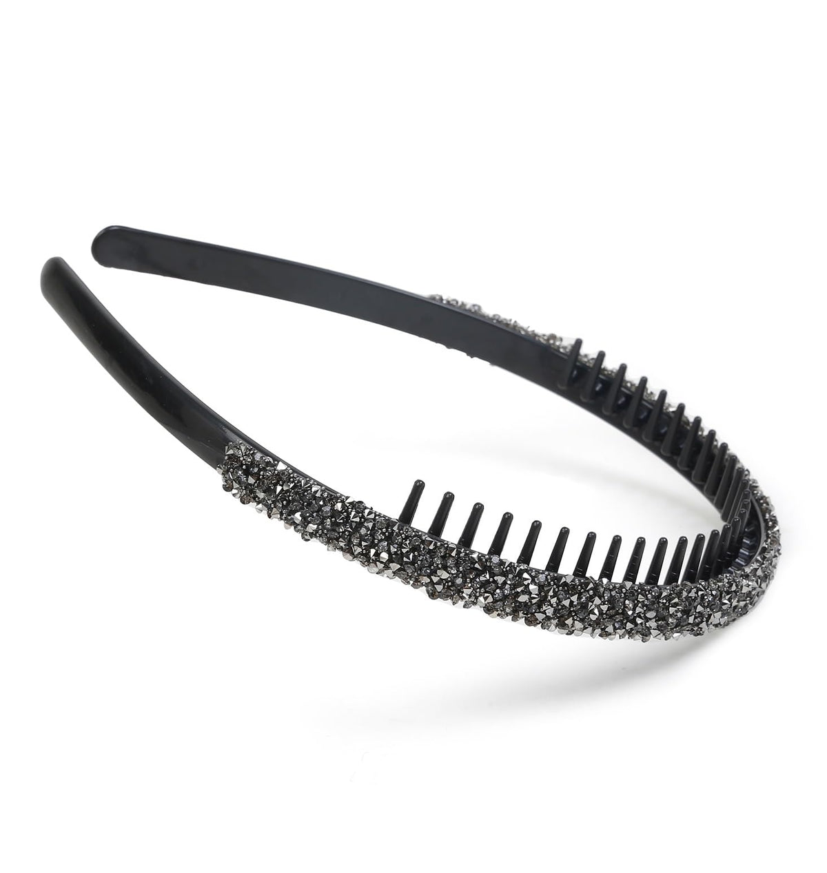 Huachi teeth comb edge closeup displaying non-slip teeth that hold hair
