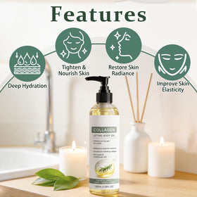 huatinent jojoba and aloe vera display indicating natural nourishing blend