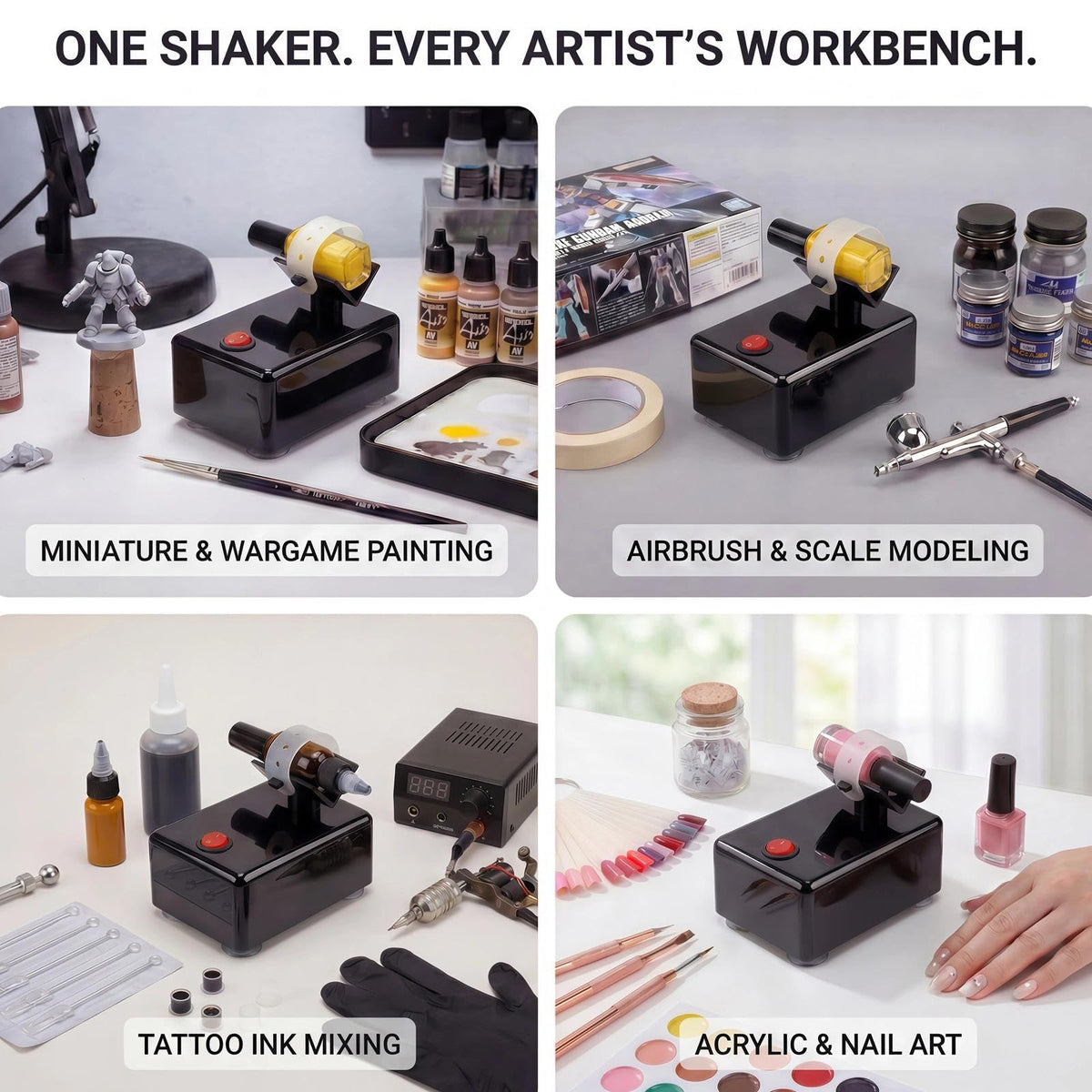 HUBEST compatibility with miniature paint pots showing revived model paints benefit