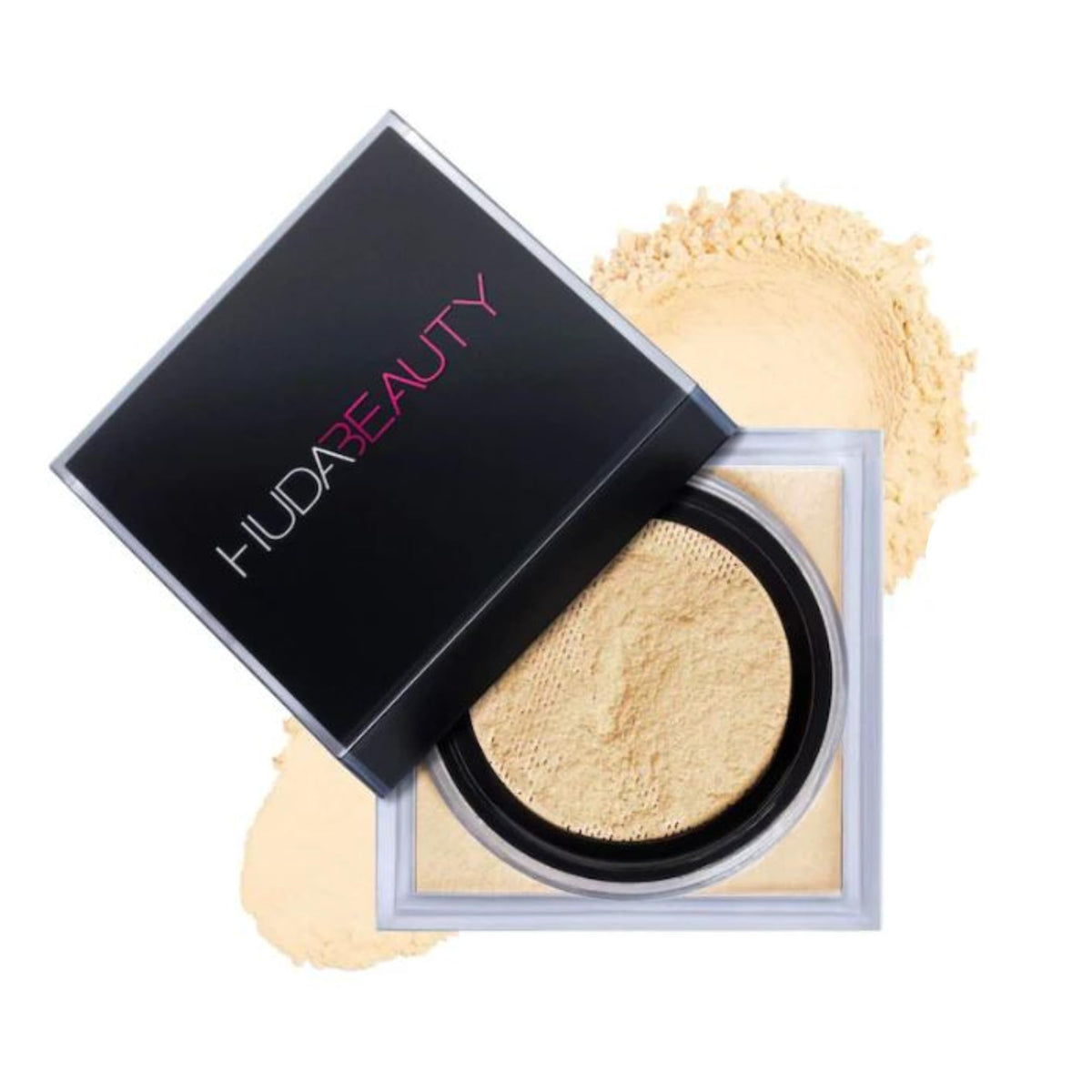 Huda Banana Bread front packaging showing shade and compact for quick reference and trust