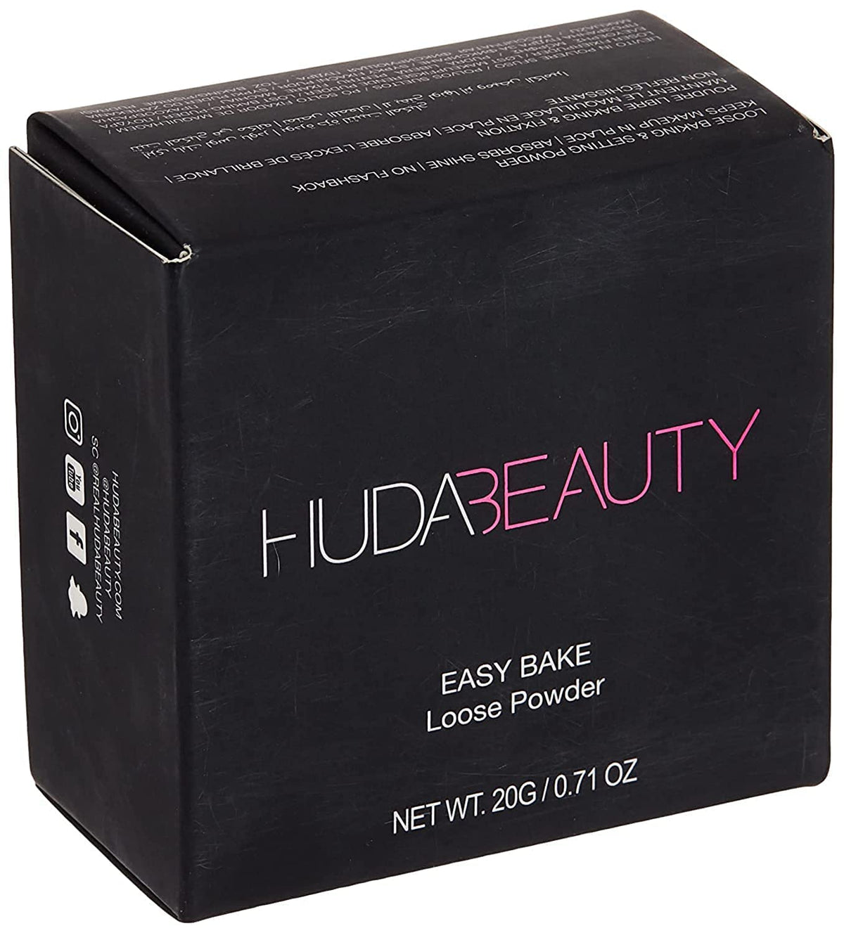 Huda Cupcake front packaging showing product and clarity benefit