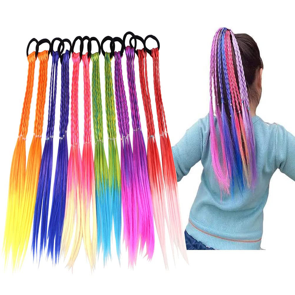 HUJIANWEN styling ideas with accessories illustrating easy braid variations