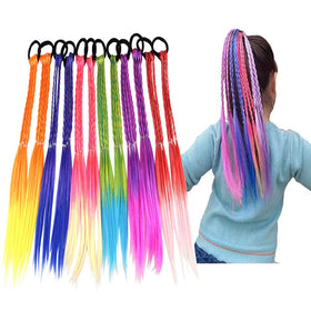 HUJIANWEN styling ideas with accessories illustrating easy braid variations