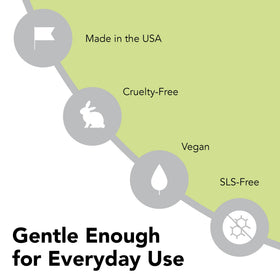 Humane bottle held in hand to show 4 ounce size and travel-friendly benefit