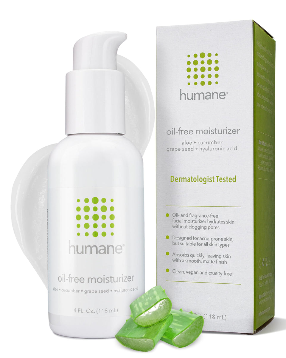 humane front packaging showing bottle and label, clear product benefit visible