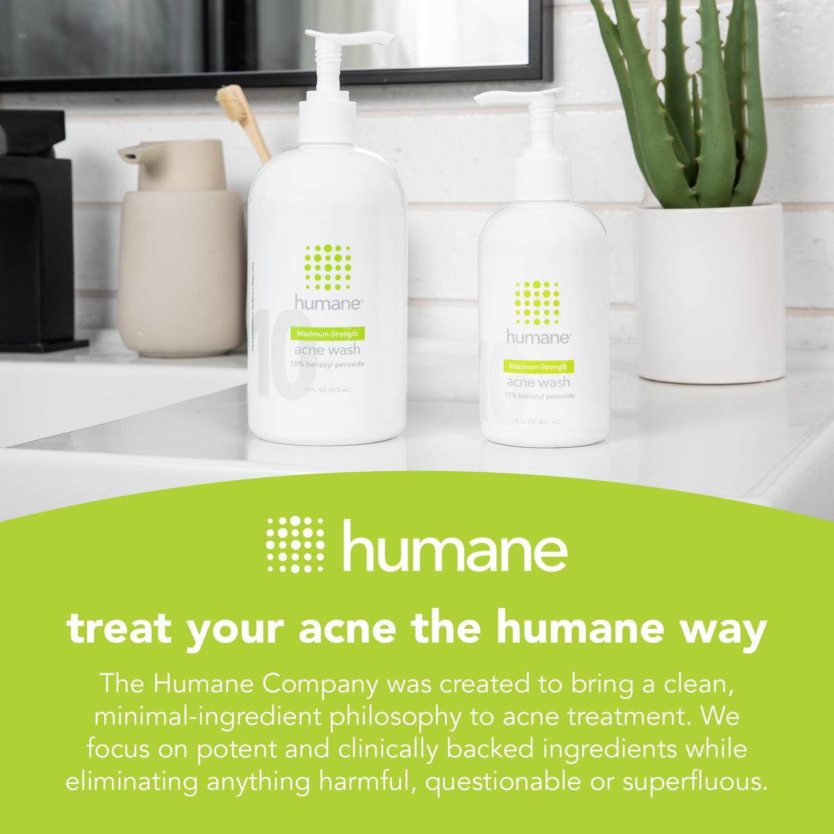 humane label ingredient list detail emphasizing minimal clean formula