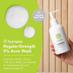 humane pump dispense texture closeup showing gentle gel consistency and soothing feel