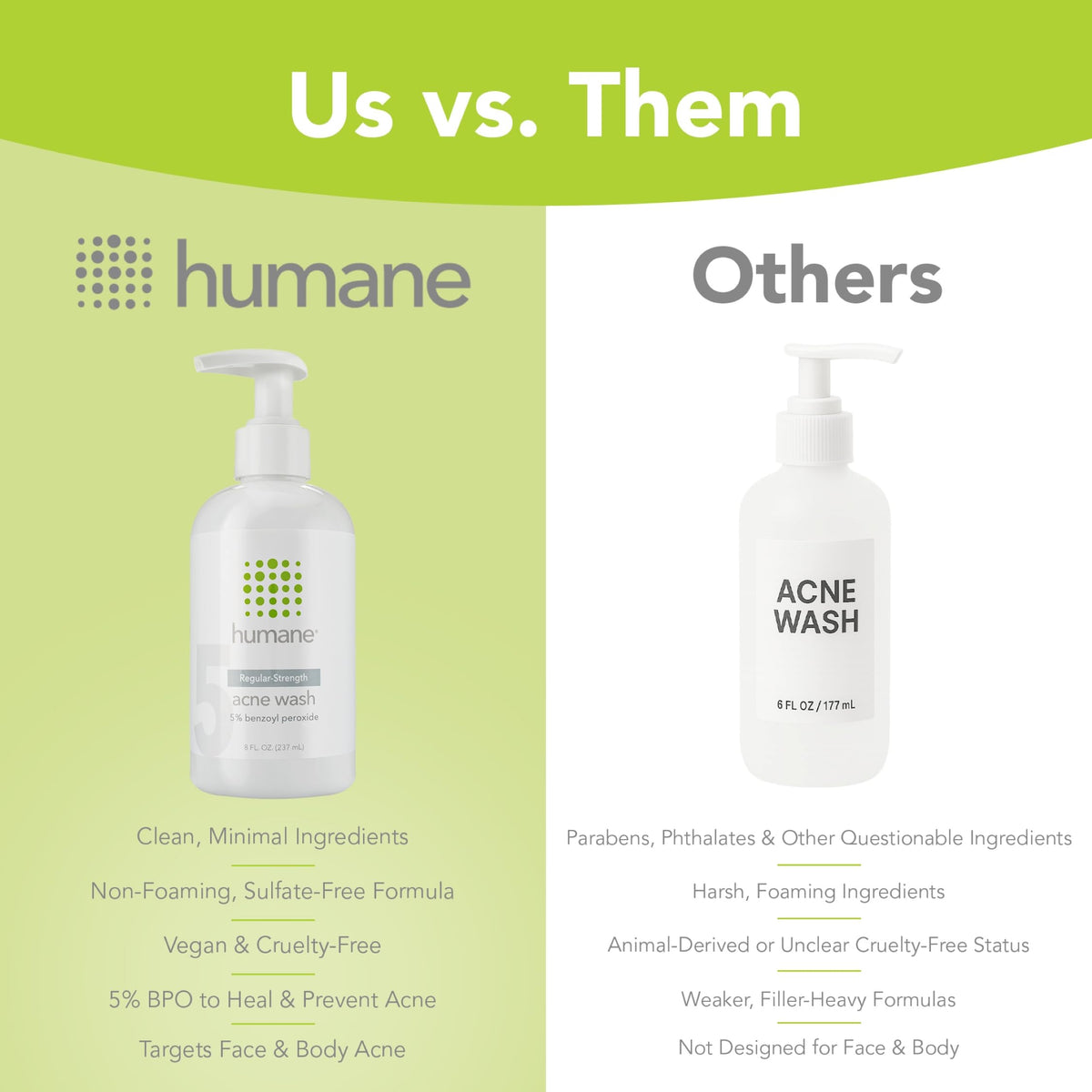 humane size comparison hand held shows 8 fl oz scale and travel-friendly convenience