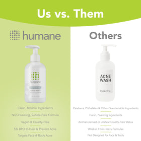 humane size comparison hand held shows 8 fl oz scale and travel-friendly convenience