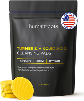 humanroots front packaging showing 30 pads and convenient travel-ready design