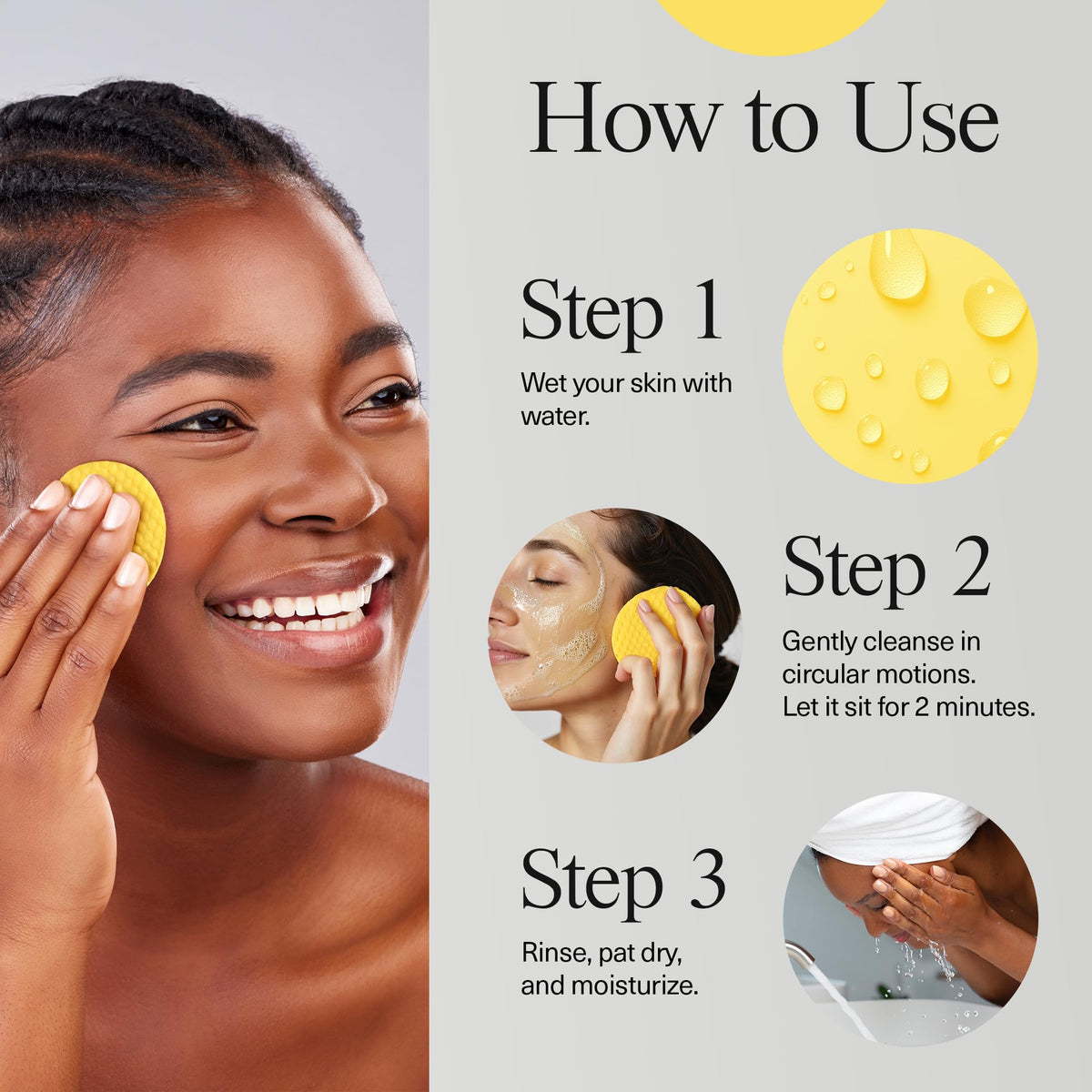 humanroots opened pack displaying stacked pads for on-the-go skincare