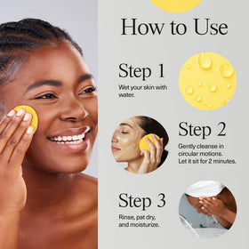 humanroots opened pack displaying stacked pads for on-the-go skincare