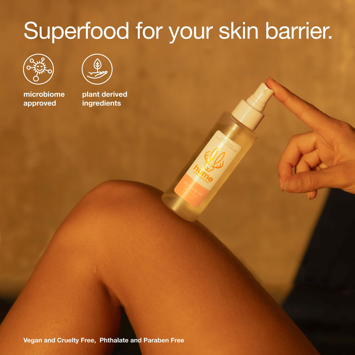 HUME SUPERNATURAL smoothing rough elbow for visible softening benefit