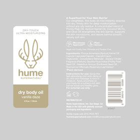 HUME SUPERNATURAL spray replacing lotion for quicker, deeper skin moisture