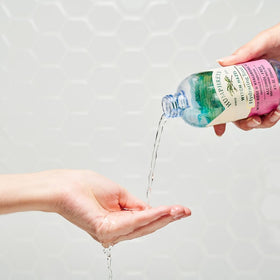 Humphreys toner on bathroom shelf showing everyday routine convenience benefit