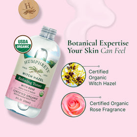 Humphreys pouring toner texture illustrating lightweight, non‑sticky finish