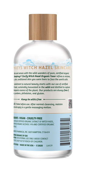 Humphreys pouring clear toner texture for gentle hydration