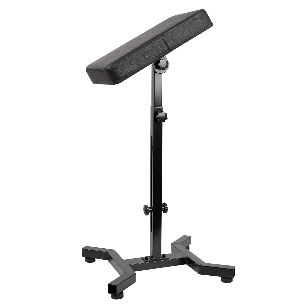 HUOXOU front view showing sturdy frame and clean PU pad for stable support