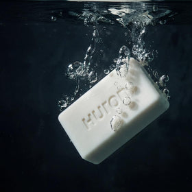 Huron bar soap on bathroom shelf adding a refreshing touch