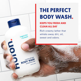Huron close-up of creamy lather demonstrating moisturizing texture