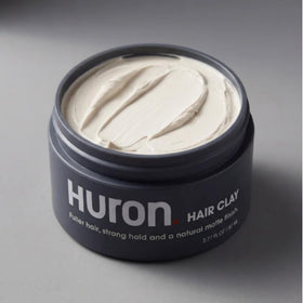Huron styled men showing textured matte finish and natural fullness benefit