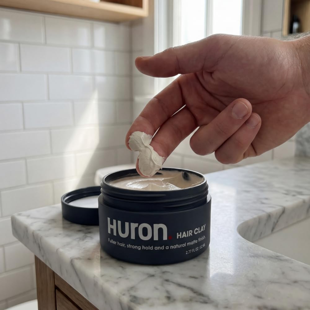 Huron textured womens hairstyle showing definition and touchable volume benefit