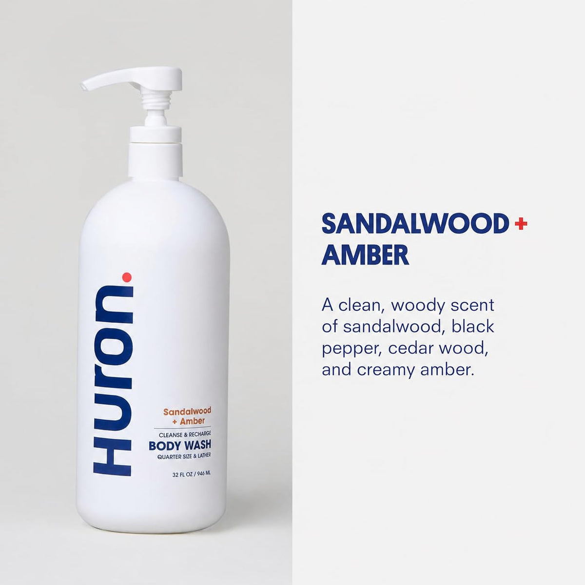 Huron ingredient label close-up highlighting non-toxic, phthalate-free benefits