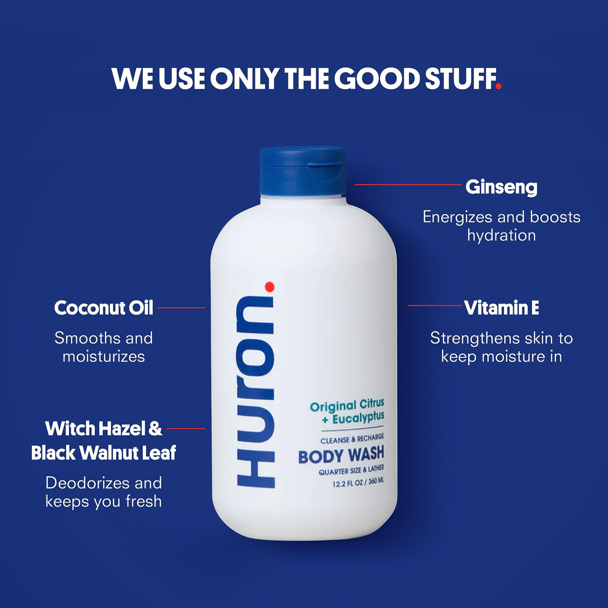 Huron texture lather closeup demonstrating rich moisturizing foam