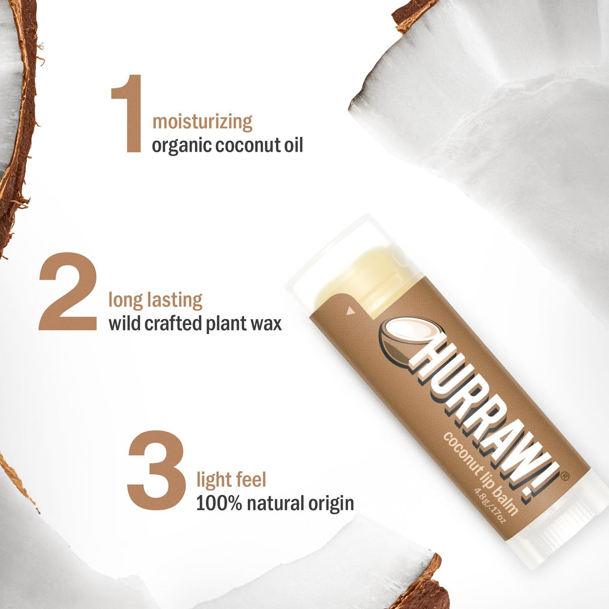 HURRAW! oval tube close-up showing smooth finish and easy glide benefit